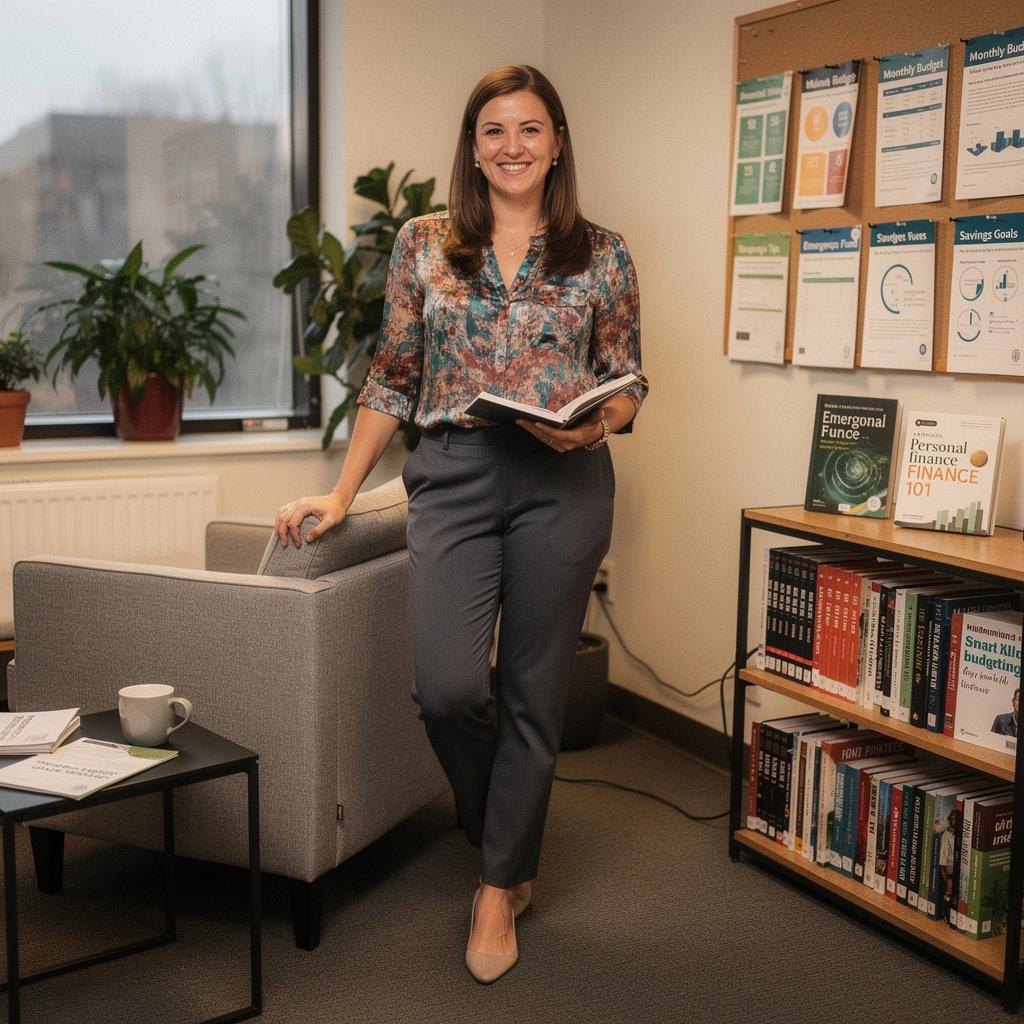 Kép egy fiatal felnőttől, aki online pénzügyi tanfolyamot végez.